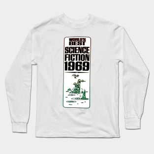 Worlds Best Science Fiction 1969 - Vintage Retro Art Long Sleeve T-Shirt